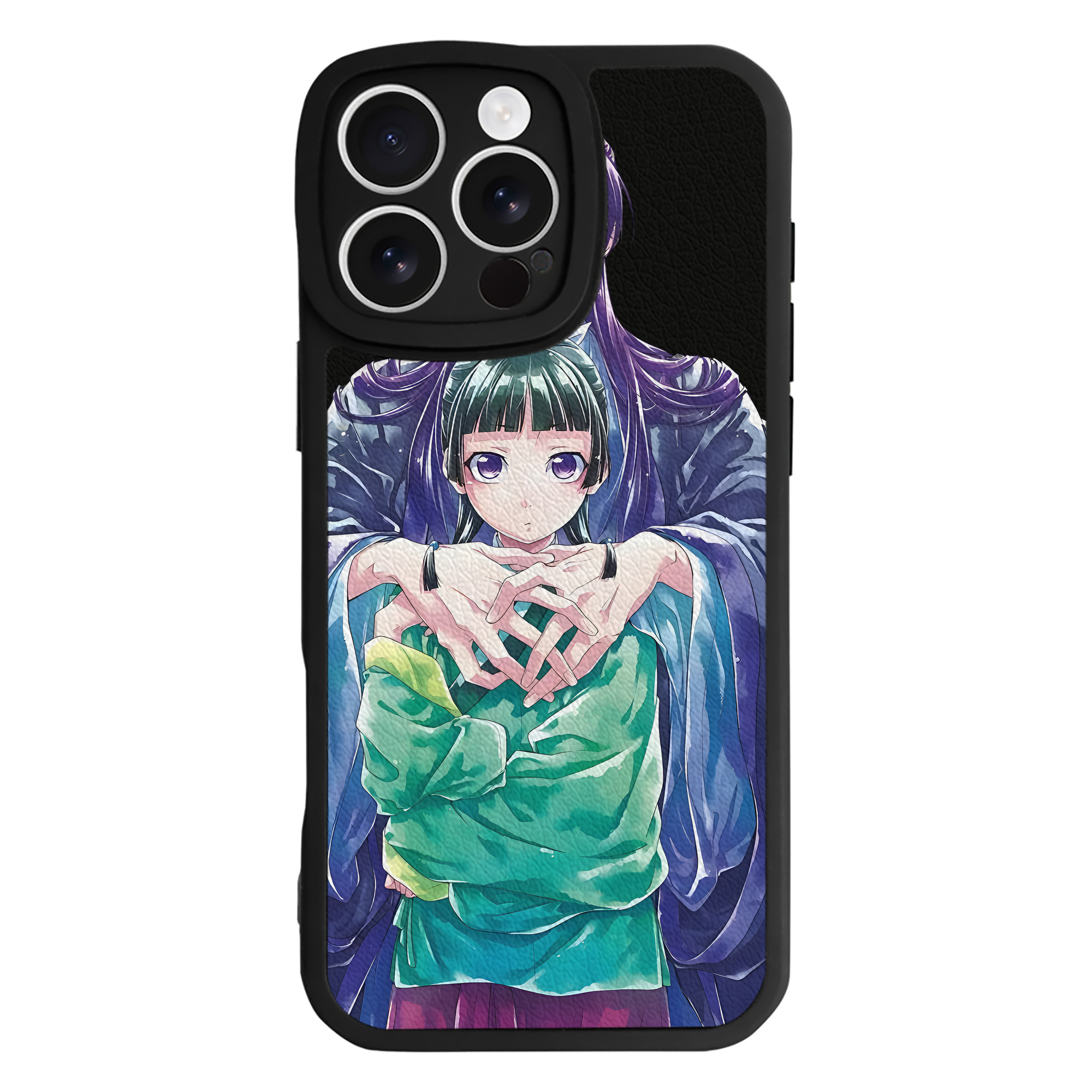 （画像用） 薬屋のひとりごと The Apothecary Diaries 【iPhone 16シリーズ対応】シリコンスマホケース（レザー調） 材質：シリコン